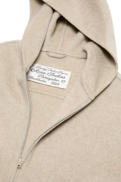Acne Hooded Cashmere Jacket Jakke Beige