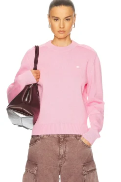 Acne Knit Genser Rosa