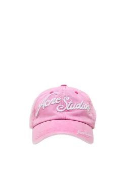 Acne Logo cap Caps Rosa