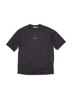Acne Logo T-shirt T-shirt Sort