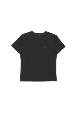 Acne Regular Fit Face T-Shirt T-shirt Sort