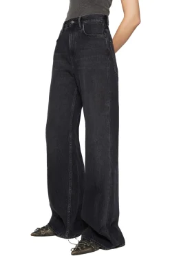 Acne Regular Fit Jeans - 2022F Jeans Vasket Sort