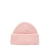 Acne Small Face Logo Beanie Lue Lyserosa
