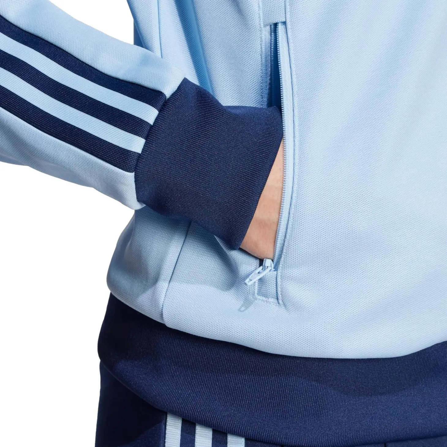 Adidas Classic TT Jakke Lyseblå