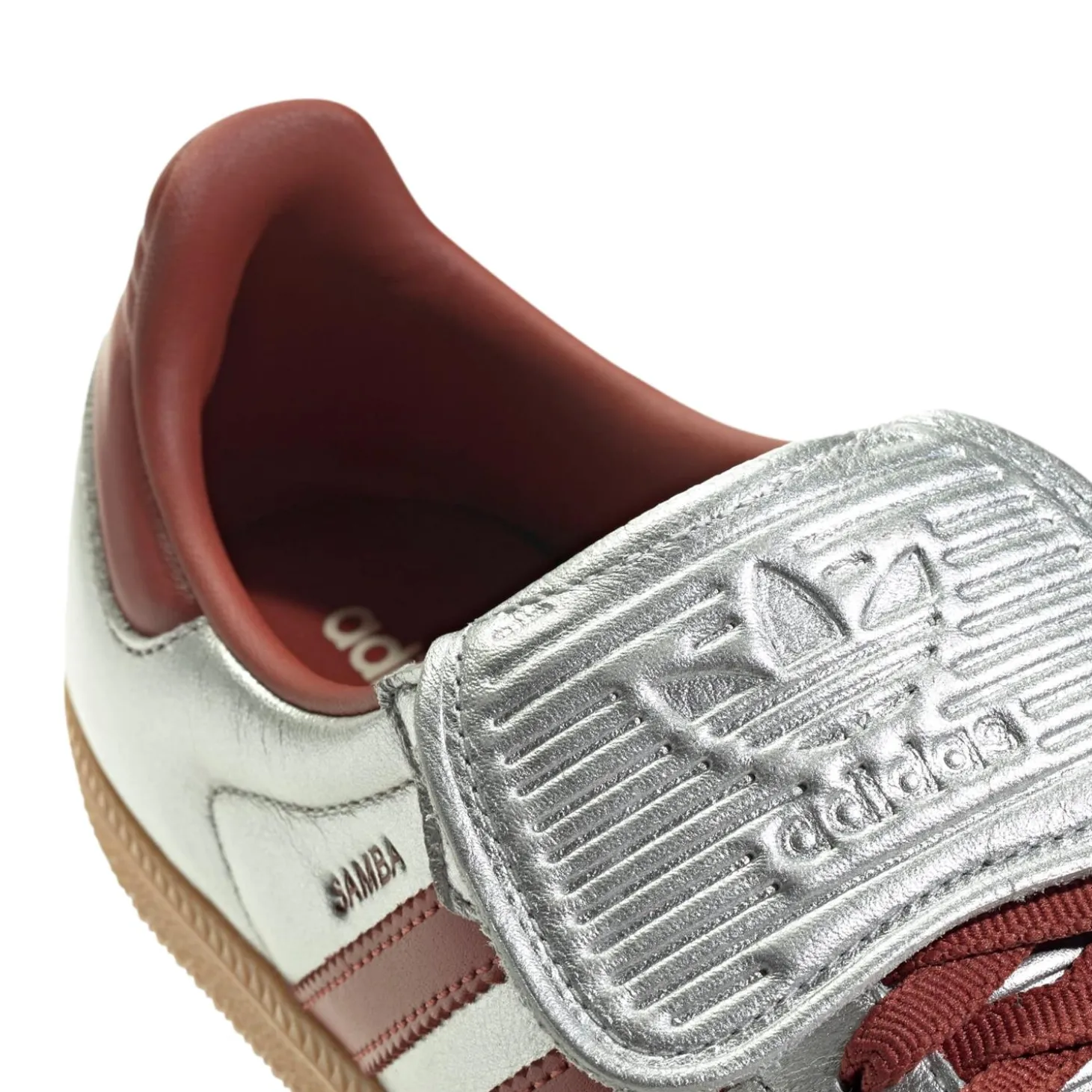 Adidas Samba LT W JH5707 Sko Sølv Og Rød