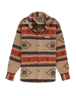 Amundsen Framheim Åkle Shirt Jakke Rødbrun