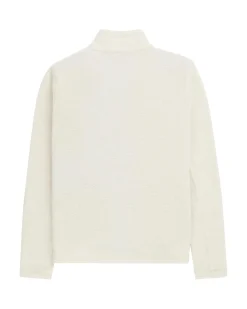 Amundsen Hut Halfzip Womens Genser Off-White