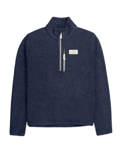 Amundsen Hut Halfzip Womens Genser Mørkeblå
