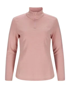 Amundsen 5Mila Half Zip Monochrome Womens Genser Rosa