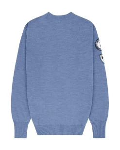 Amundsen Peak Crew Neck Womens Genser Gråblå