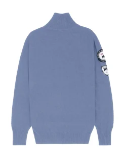 Amundsen Peak Half Zip Mens Genser Gråblå