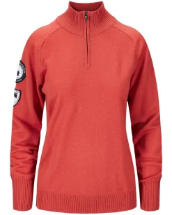 Amundsen Peak Half Zip Womens Genser Rød