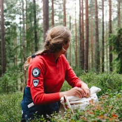 Amundsen Peak Half Zip Womens Genser Rød