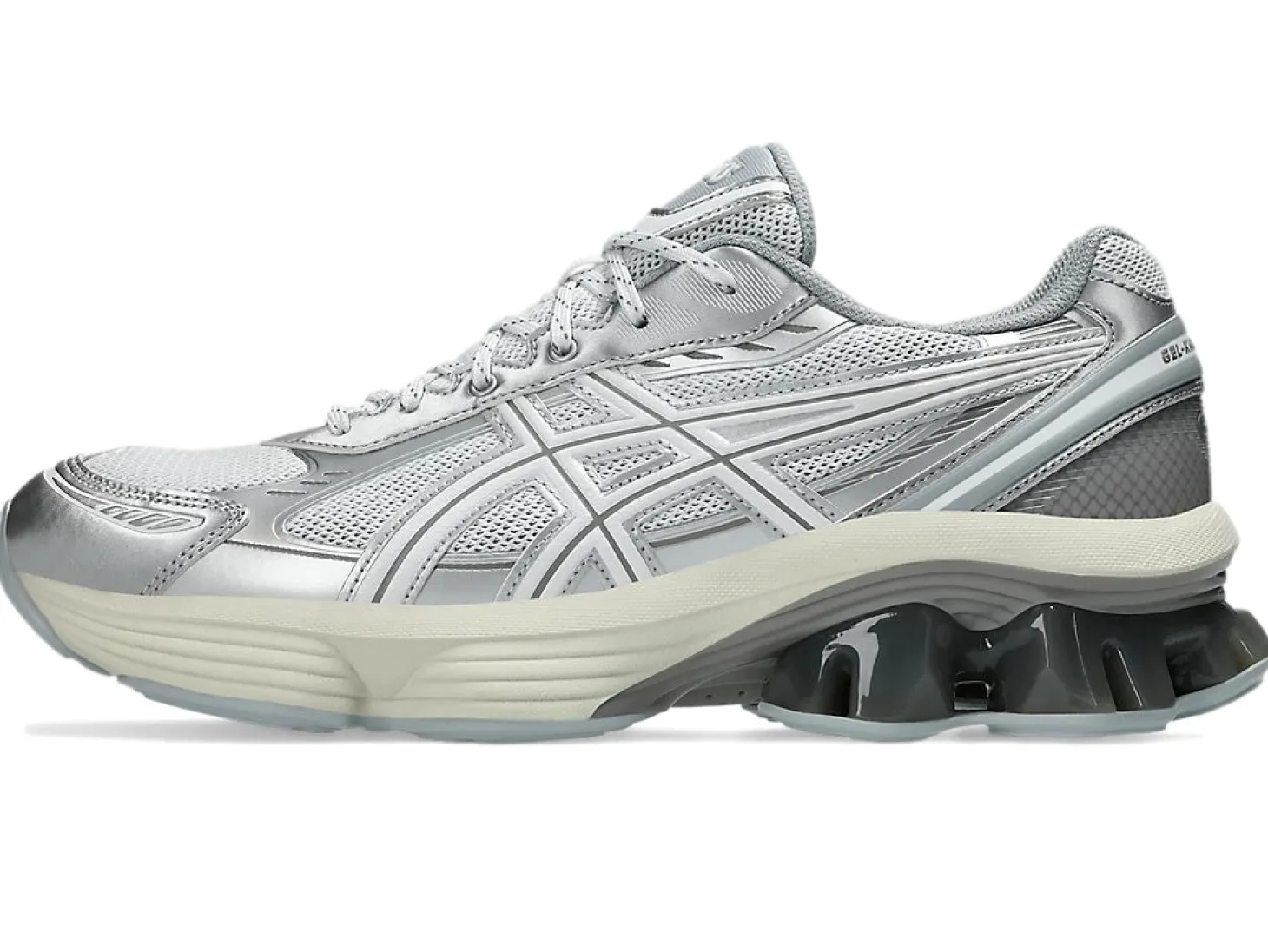 Asics GEL-KINETIC FLUENT WHITE/WHITE Sko Hvit Og Sølv