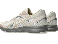 Asics JOG 100S Cream/Feather Grey Sko Rosa Mønster