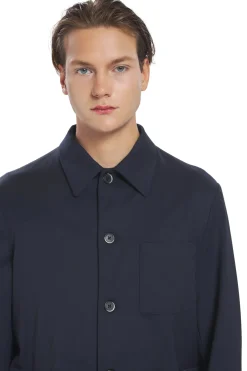 Barena Venezia Overshirt Marafon Novento Skjorte Navy