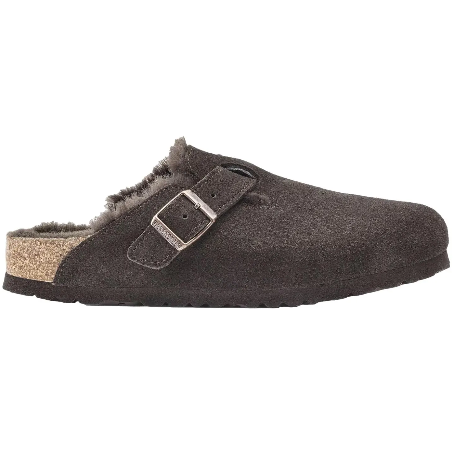 Birkenstock Boston Shearling Narrow Mocca Sko Brun