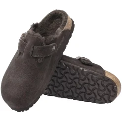 Birkenstock Boston Shearling Narrow Mocca Sko Brun