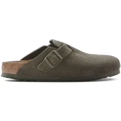 Birkenstock Boston Suede Regular Thyme Sko Grønn