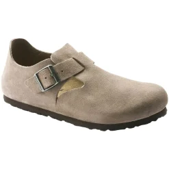 Birkenstock London Suede Regular Taupe Sko Beige