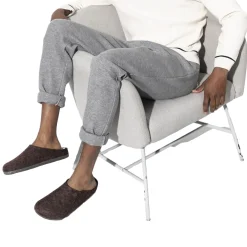 Birkenstock Zermatt Rivet Wool Felt Regular Sko Brun Melert