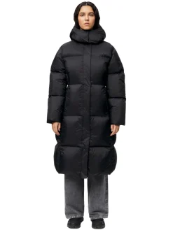 Blæst Aura Lightweight Down Coat Black Jakke Sort