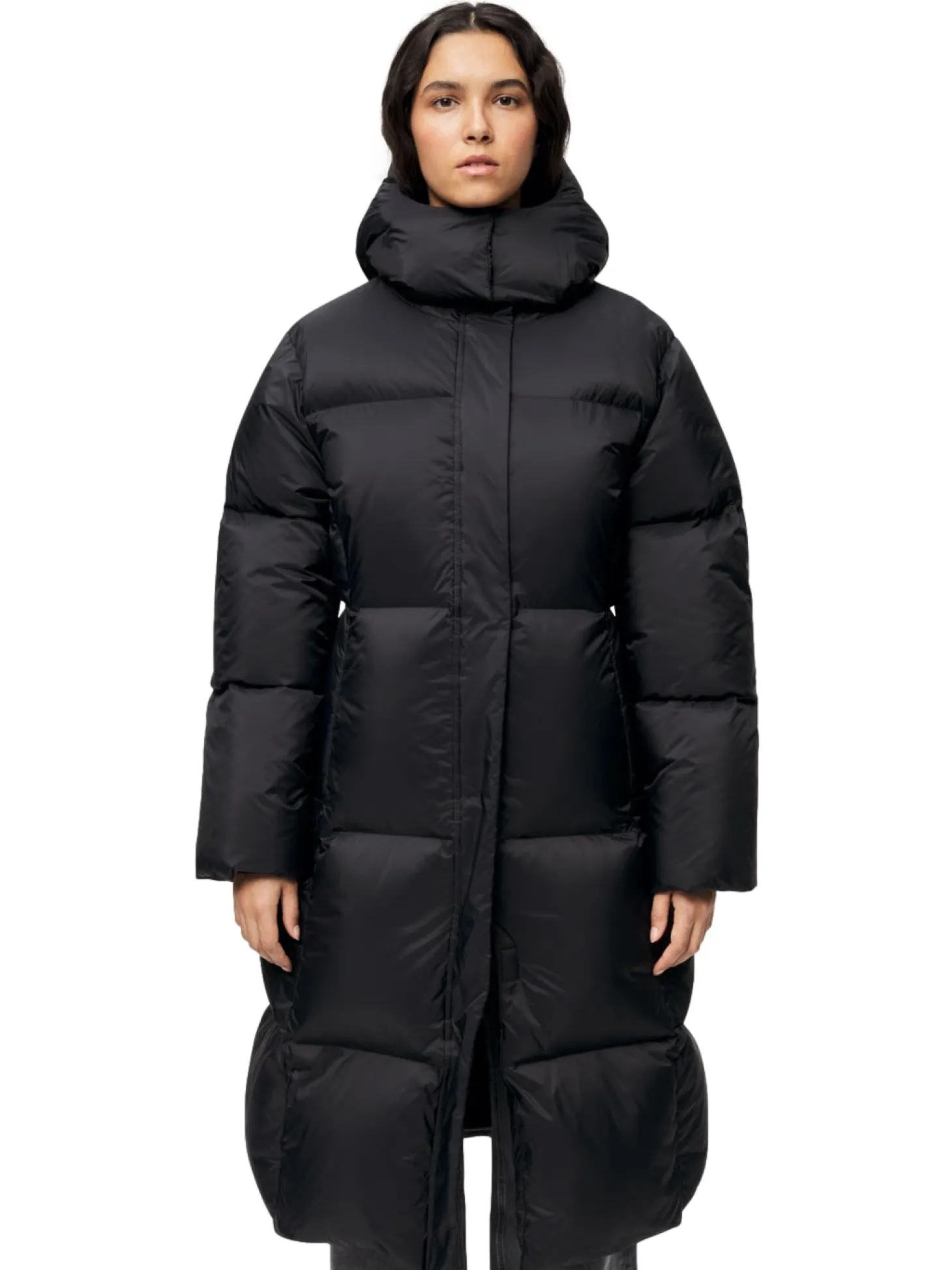 Blæst Aura Lightweight Down Coat Black Jakke Sort