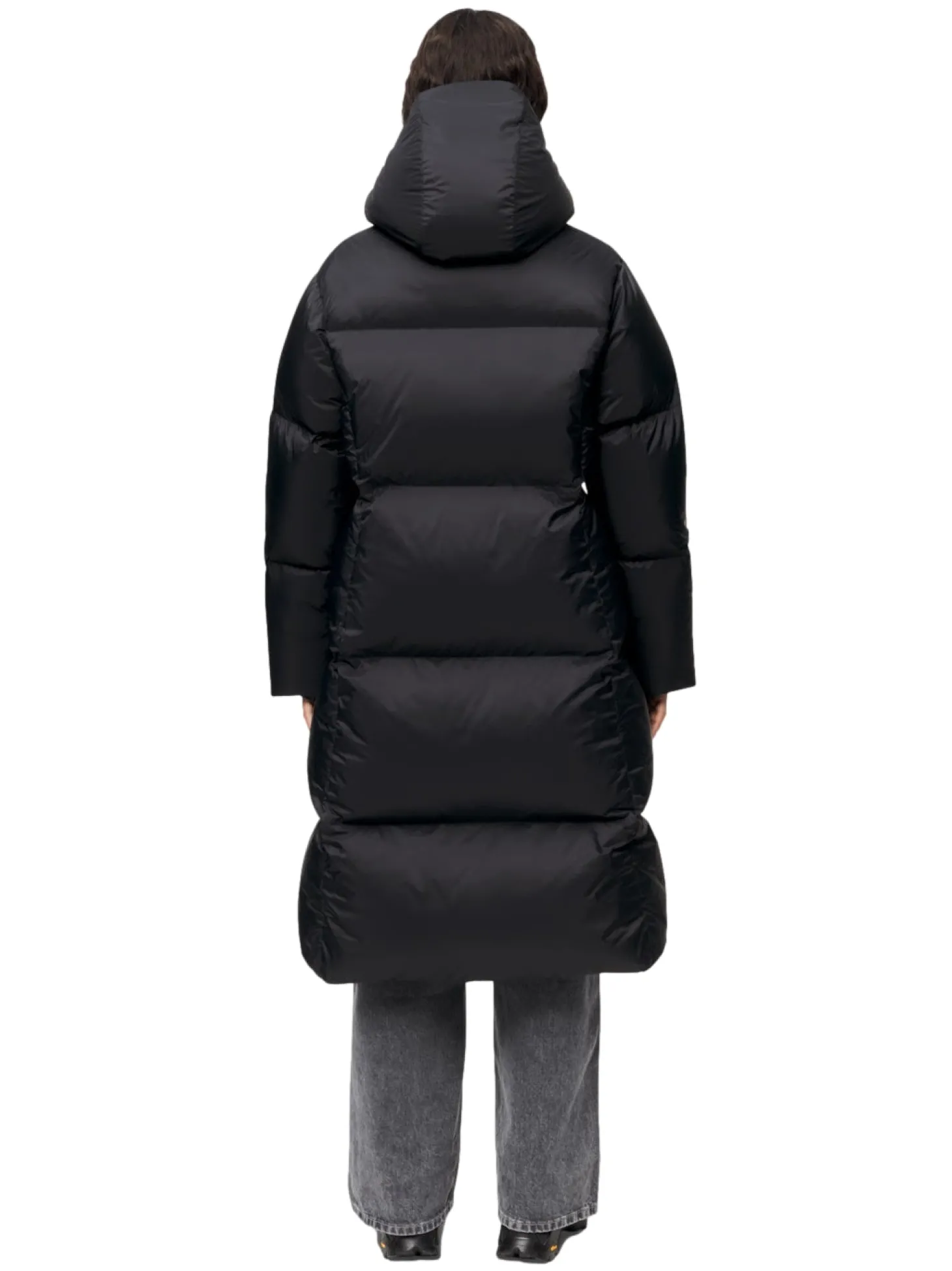 Blæst Aura Lightweight Down Coat Black Jakke Sort