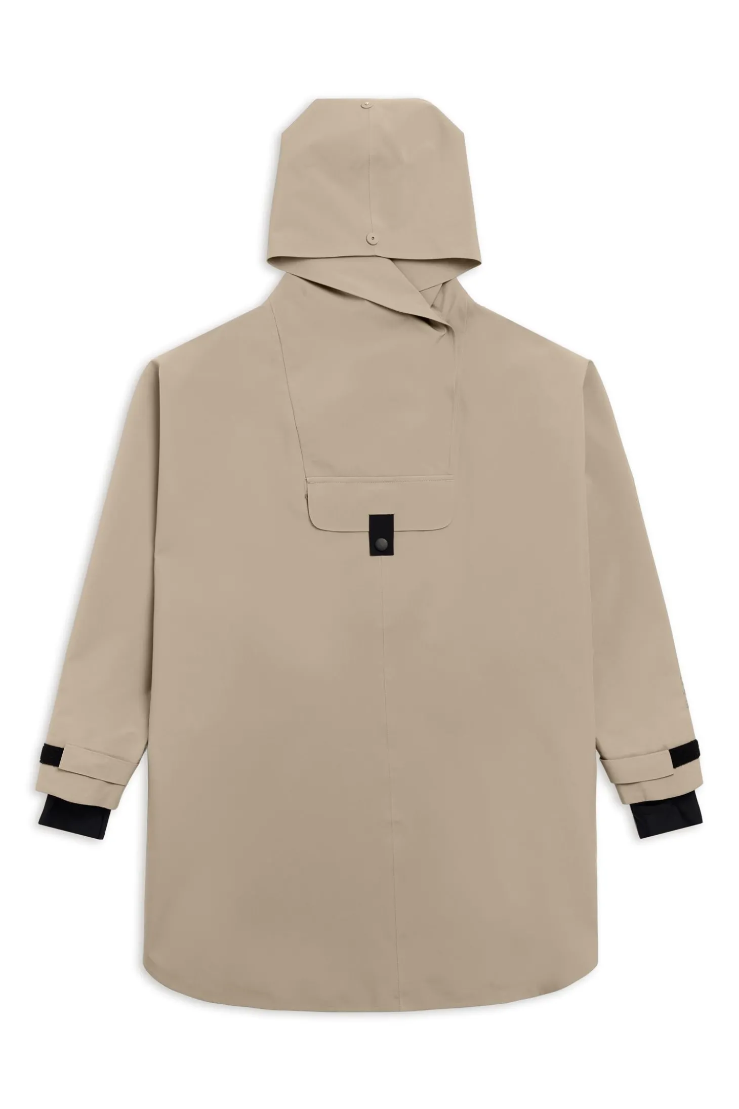 Blæst Bergen Poncho Beige Jakke Beige
