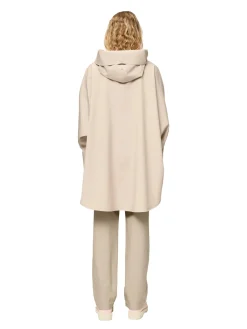 Blæst Bergen Poncho Beige Jakke Beige