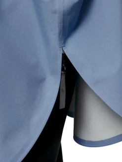 Blæst Bergen Poncho Blue Hour Jakke Lyseblå