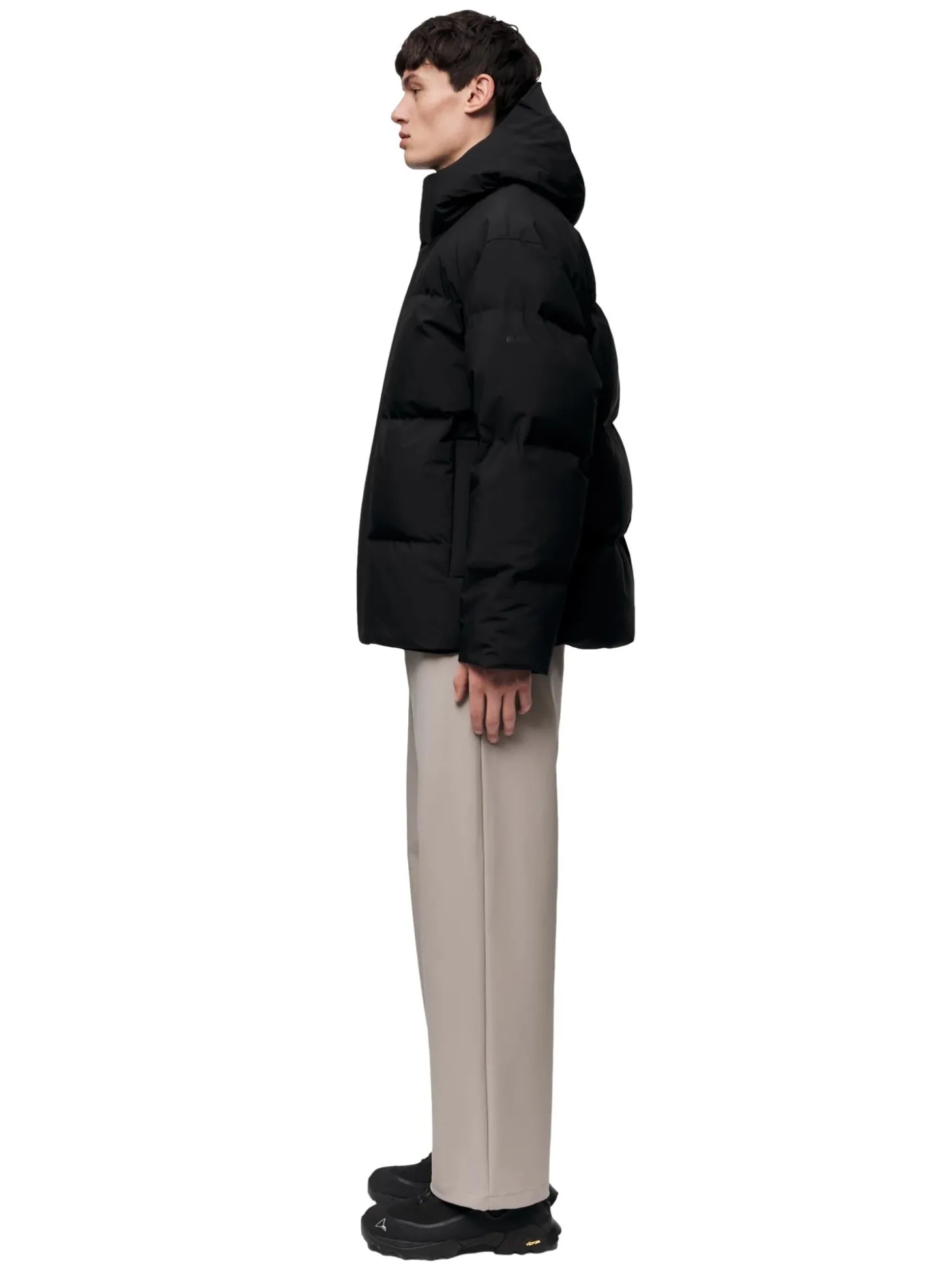 Blæst Grotli Down Jacket Black Jakke Sort