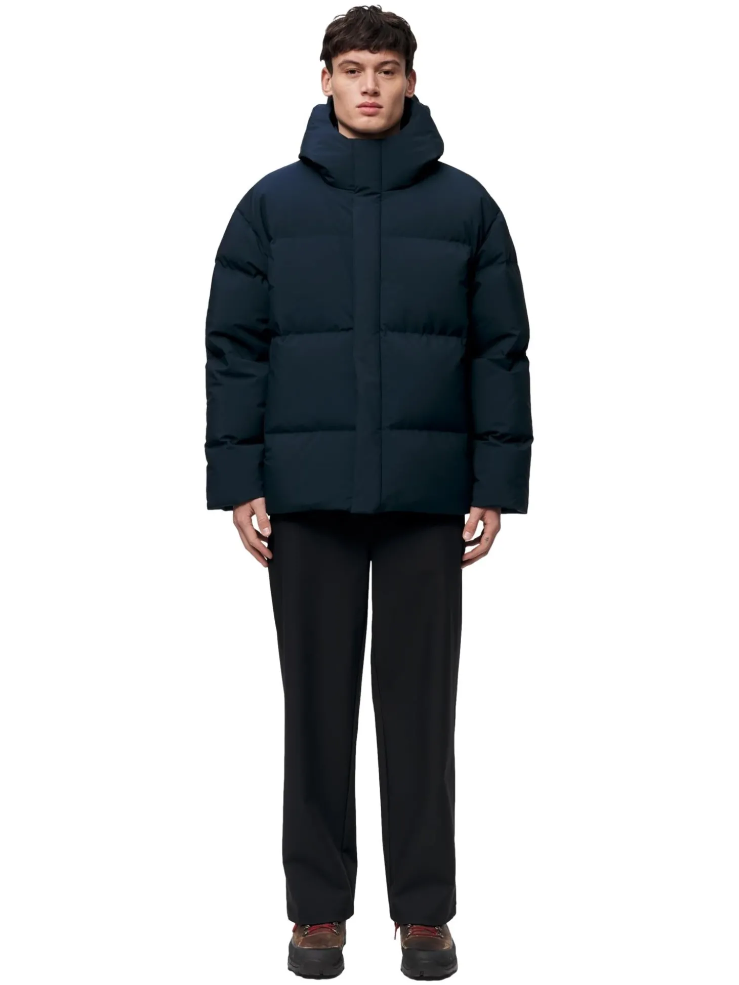 Blæst Grotli Down Jacket Dark Navy Jakke Marine