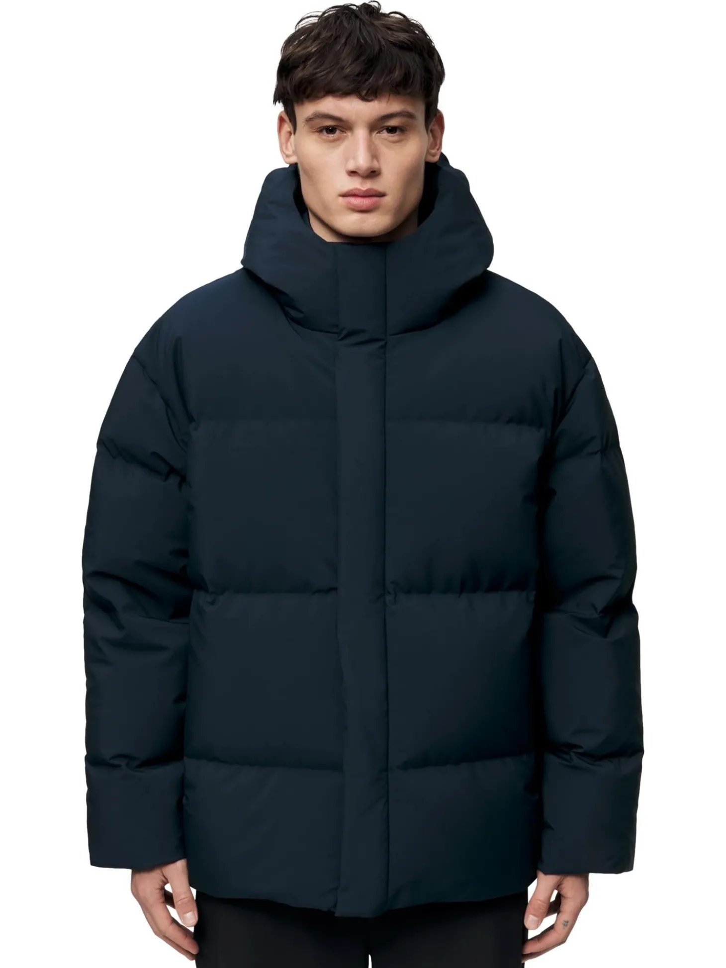 Blæst Grotli Down Jacket Dark Navy Jakke Marine