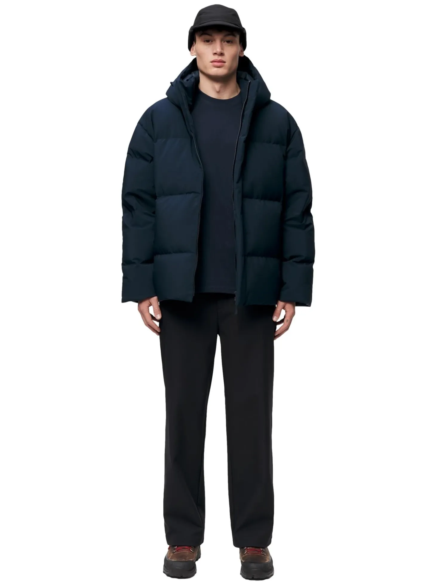 Blæst Grotli Down Jacket Dark Navy Jakke Marine