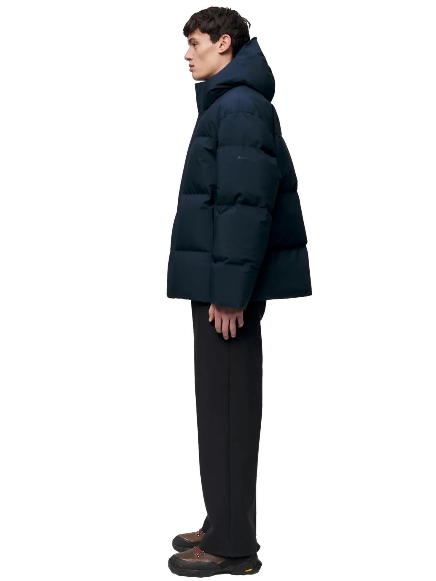Blæst Grotli Down Jacket Dark Navy Jakke Marine