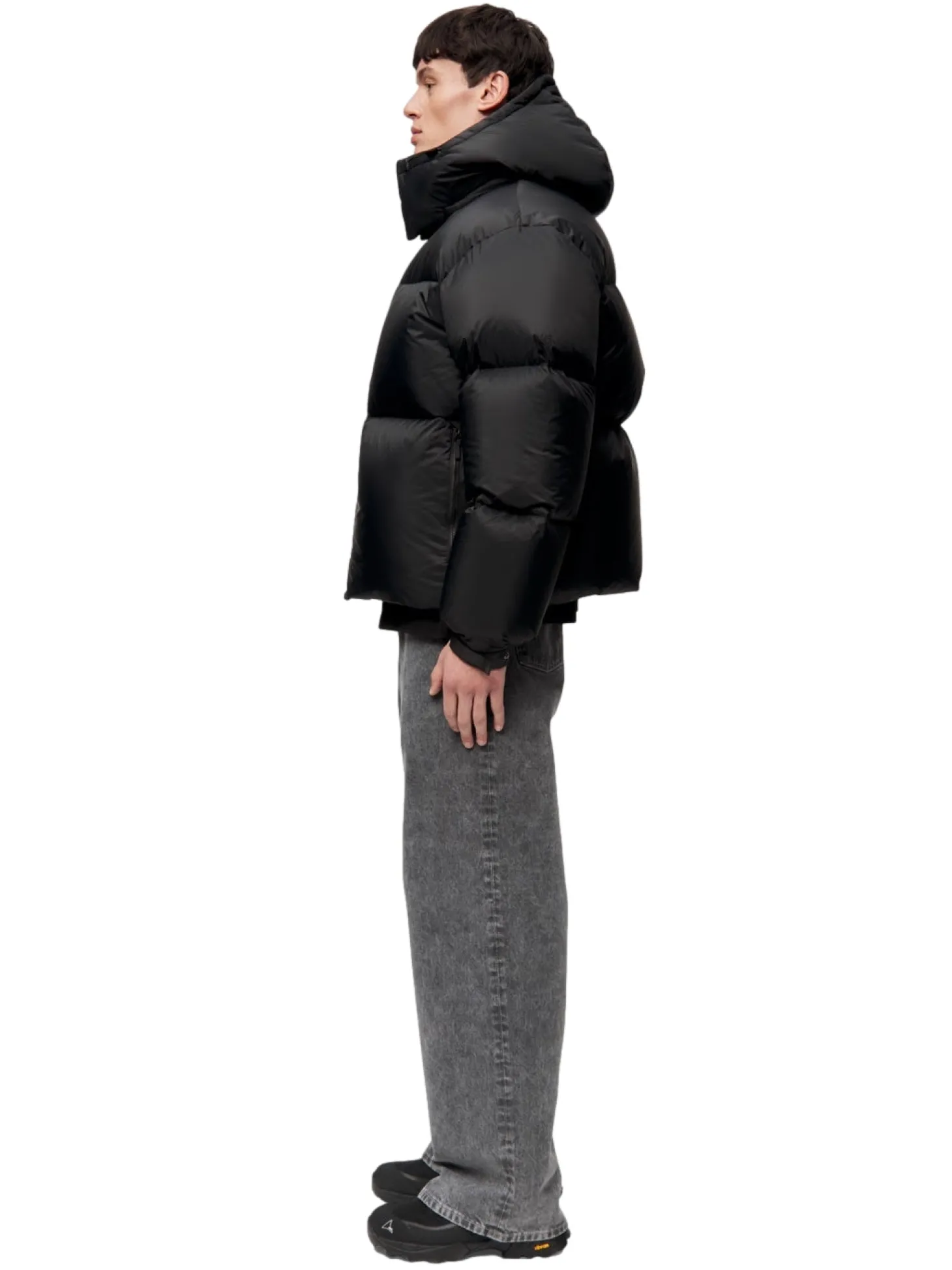 Blæst Perma Lightweight Down Jacket Black Jakke Sort