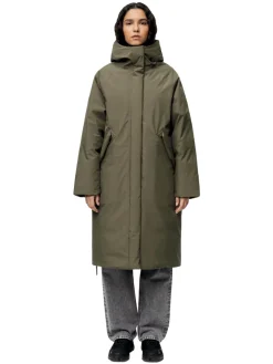 Blæst Røros Down Coat Grape Leaf Jakke Grønn