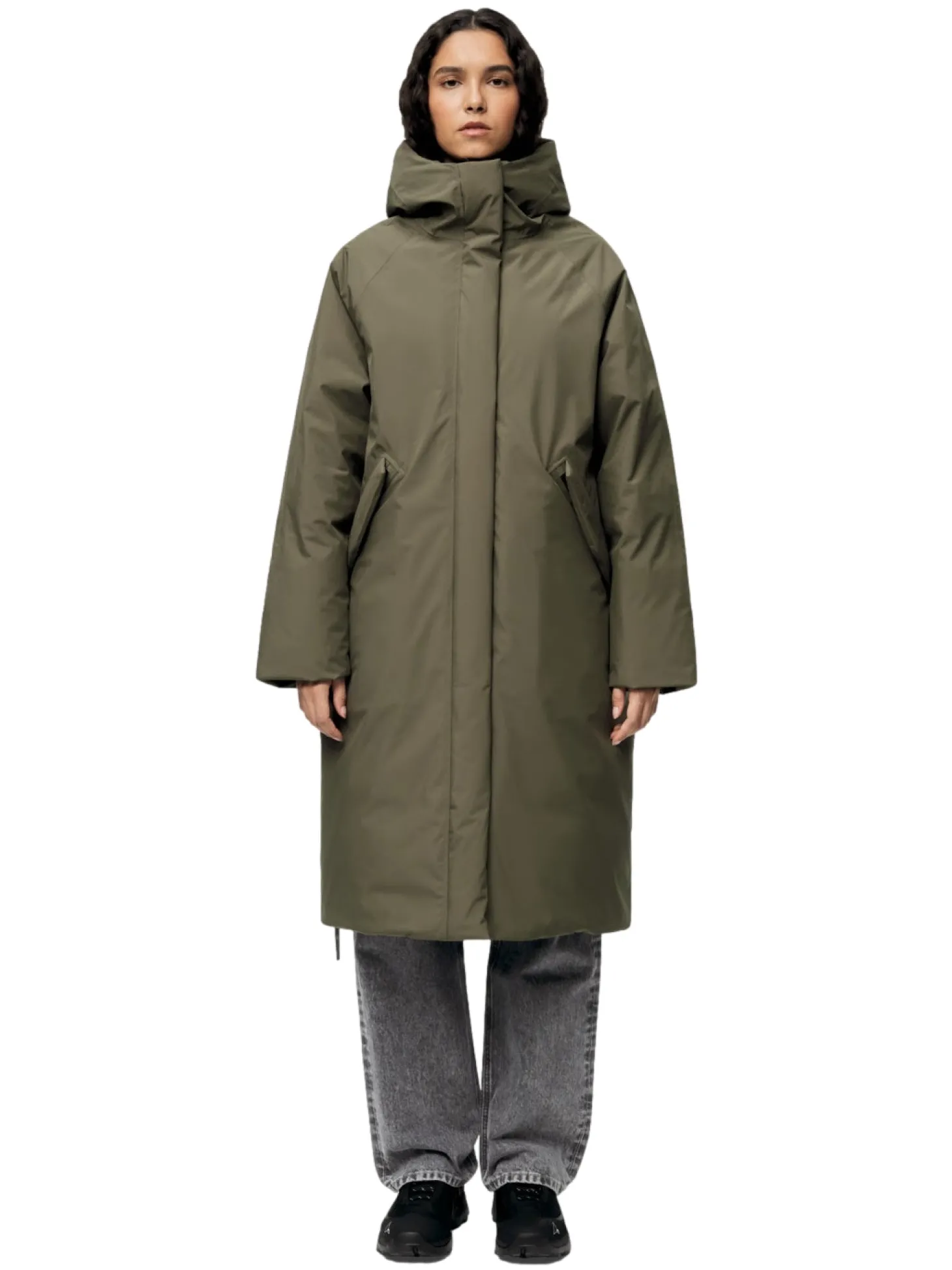 Blæst Røros Down Coat Grape Leaf Jakke Grønn