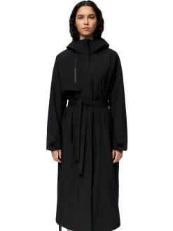 Blæst Åse Insulated Coat Black Jakke Sort