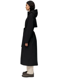 Blæst Åse Insulated Coat Black Jakke Sort