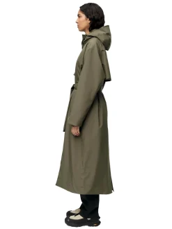 Blæst Åse Insulated Coat Grape Leaf Jakke Oliven