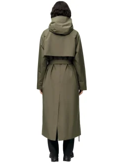 Blæst Åse Insulated Coat Grape Leaf Jakke Oliven