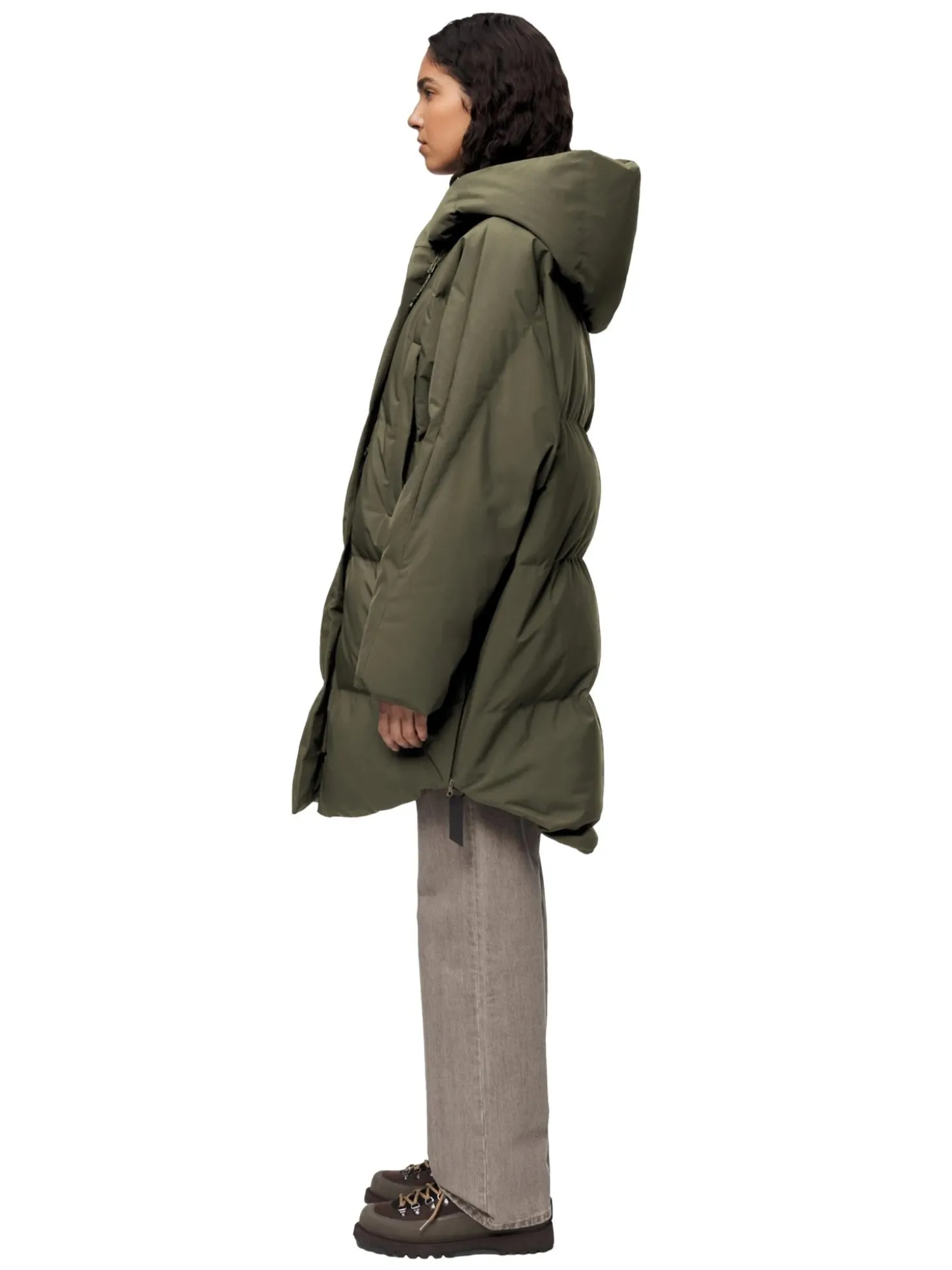 Blæst Spitsbergen Down Jacket Grape Leaf Jakke Oliven