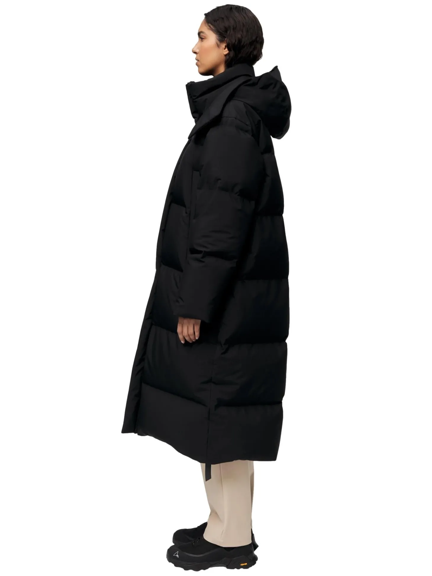 Blæst Stranda Down Coat Black Jakke Sort