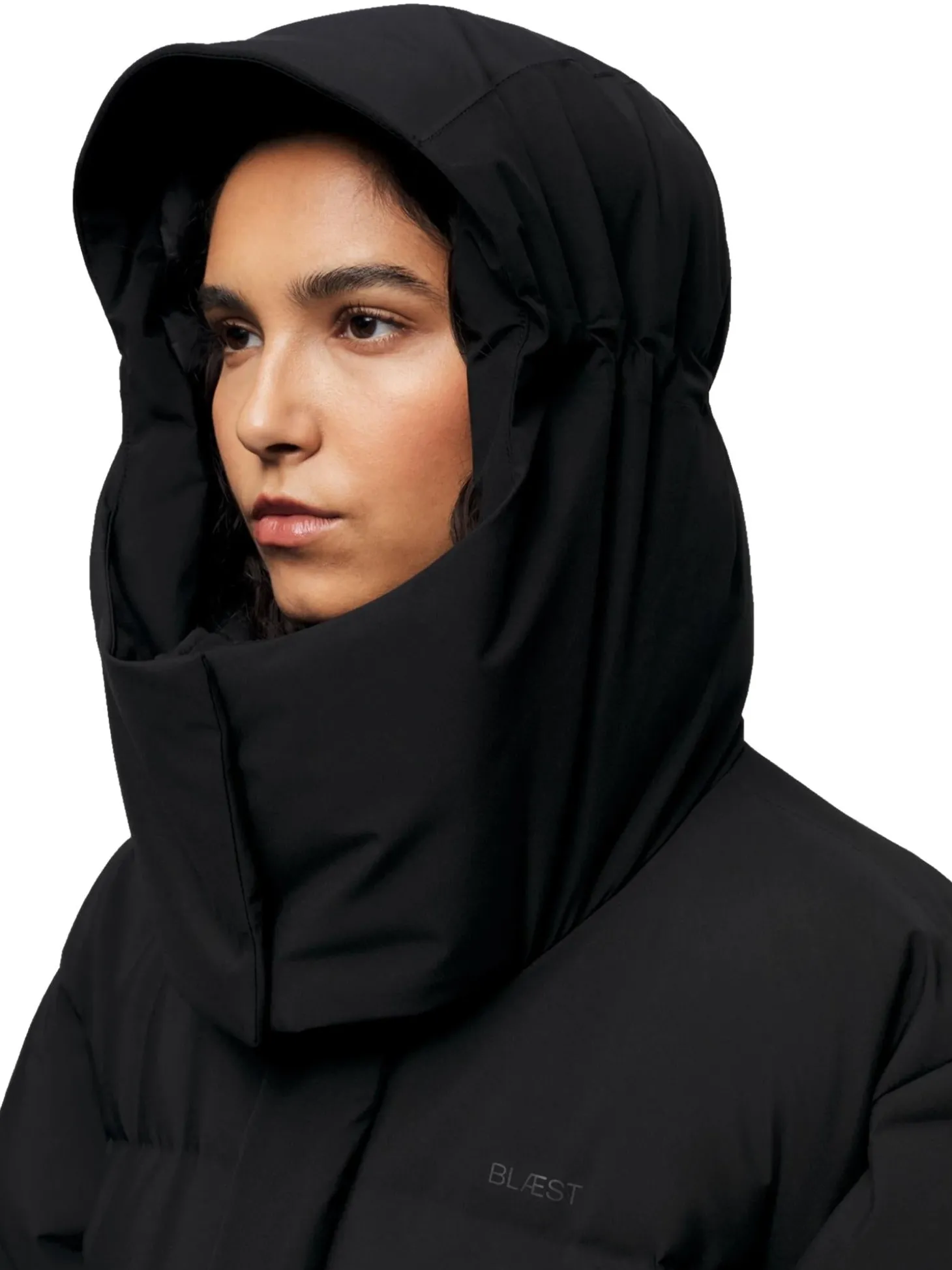 Blæst Stranda Down Coat Black Jakke Sort