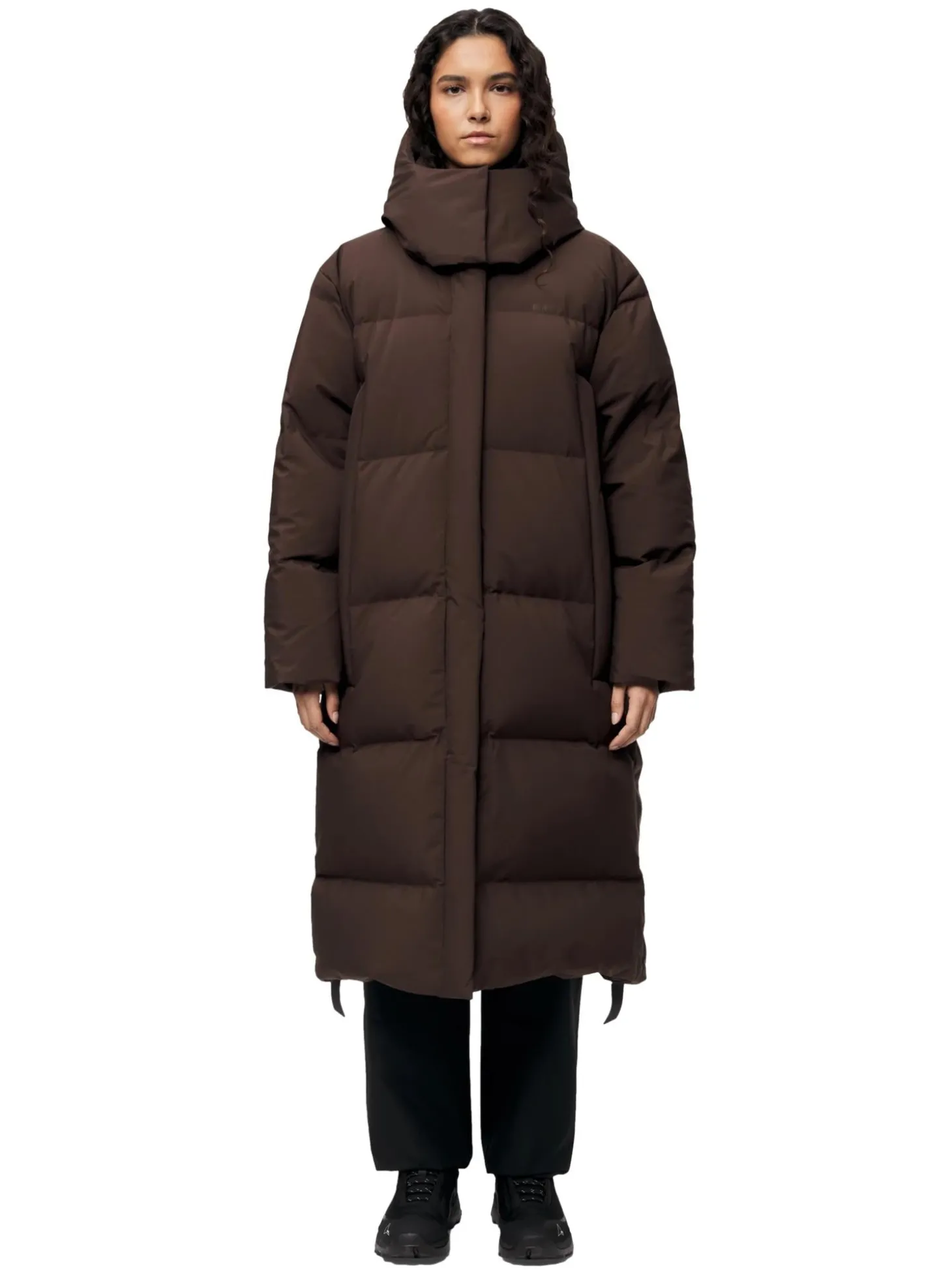 Blæst Stranda Down Coat Java Jakke Mørkebrun