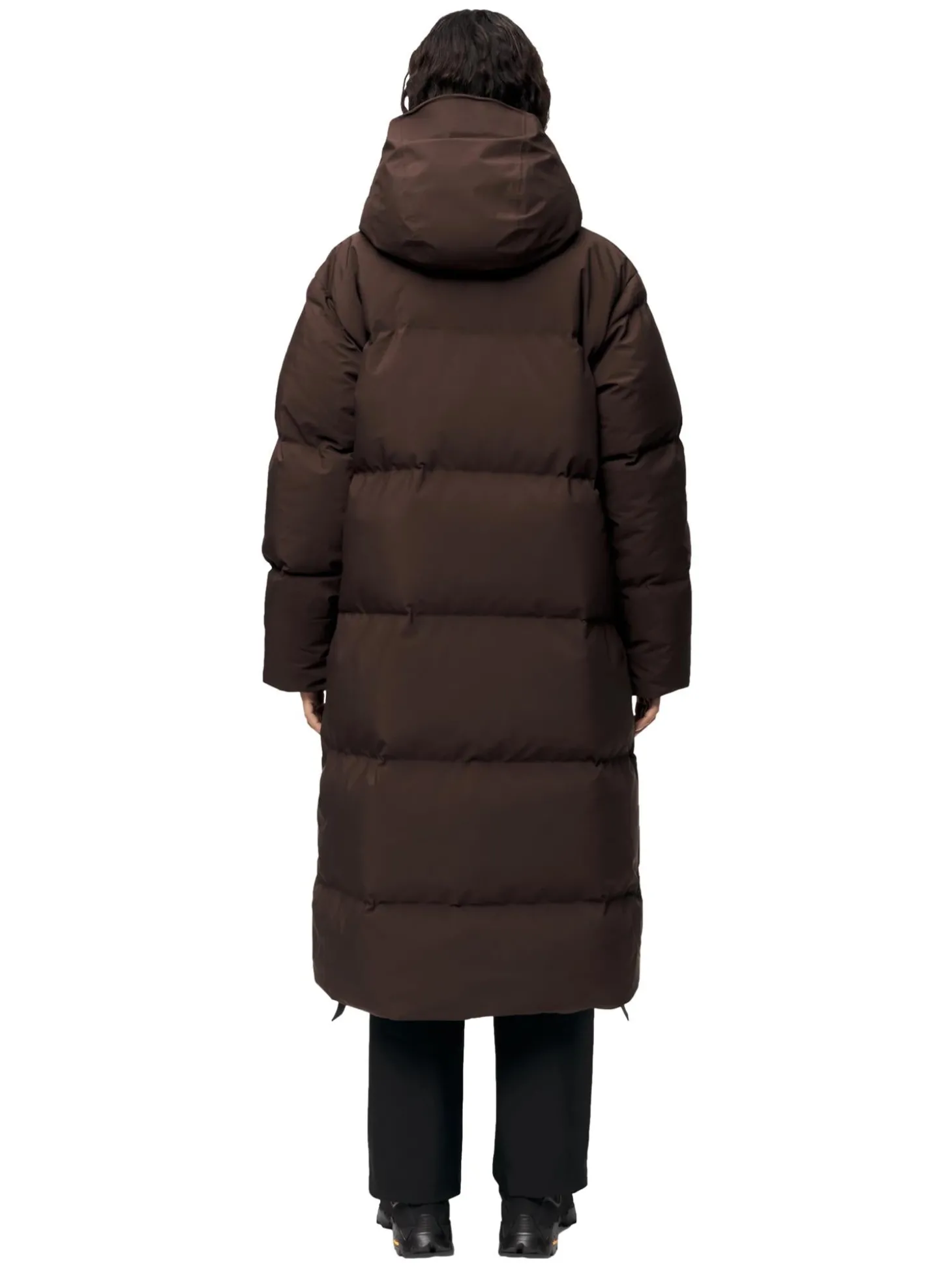 Blæst Stranda Down Coat Java Jakke Mørkebrun