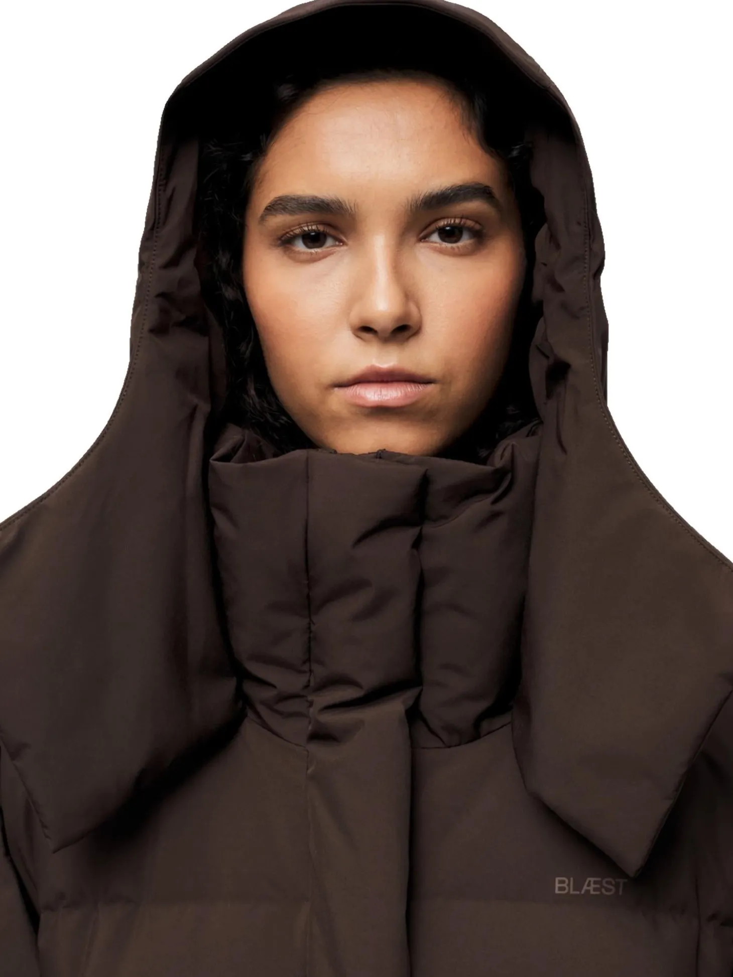 Blæst Stranda Down Coat Java Jakke Mørkebrun