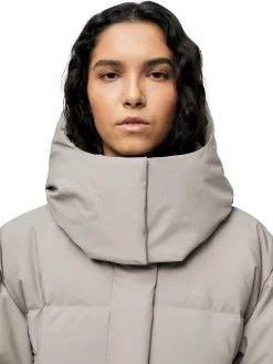 Blæst Stranda Down Coat Low Tide Jakke Beige Grå